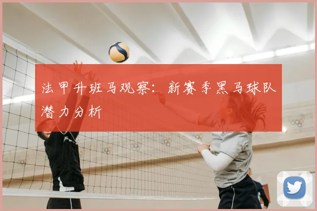 法甲升班马观察：新赛季黑马球队潜力分析